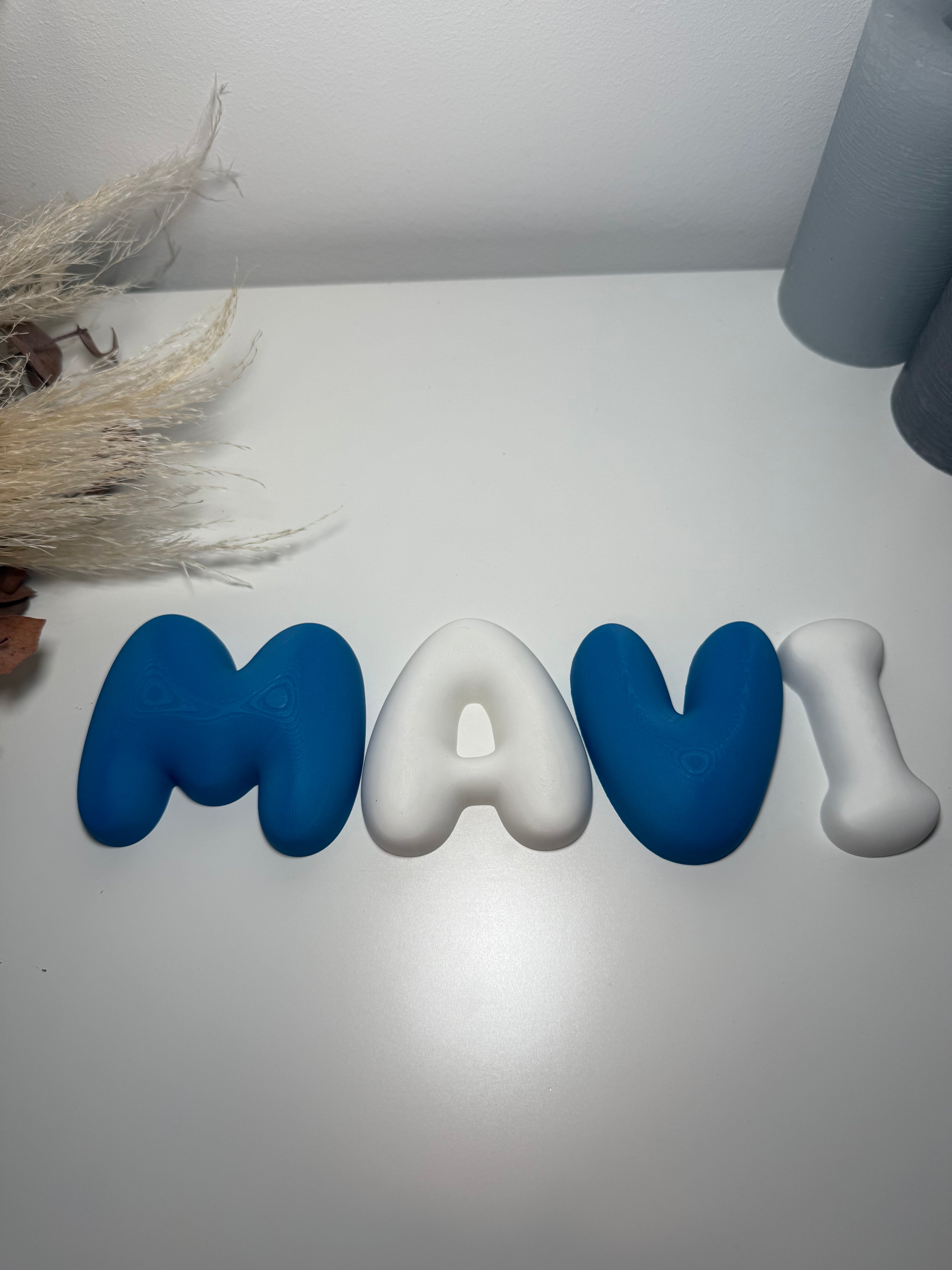 Personalisierte 3D Bubble Buchstaben