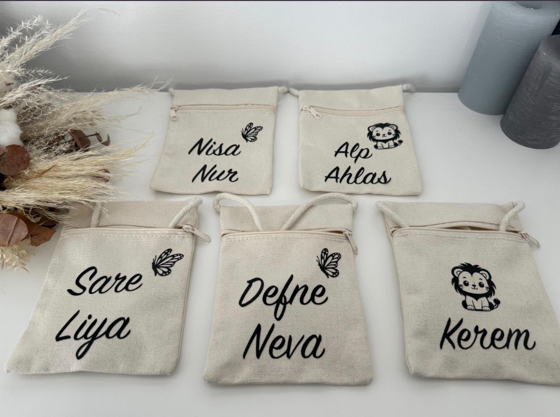 Eid-Tasche | Personalisierte Kinder-Schultertasche mit Name