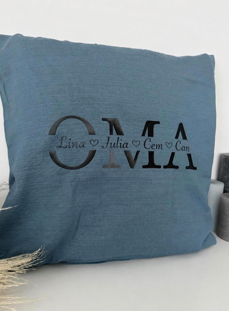 Personalisierter Kissenbezug Oma | İsimli Yastik
