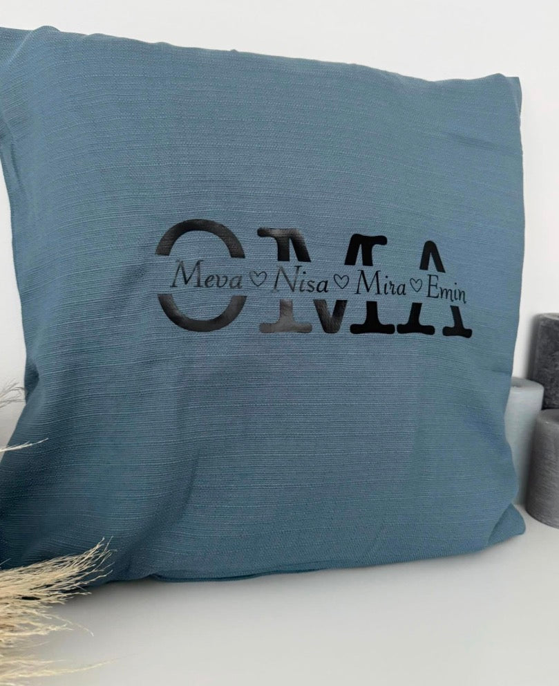 Personalisierter Kissenbezug Oma | İsimli Yastik