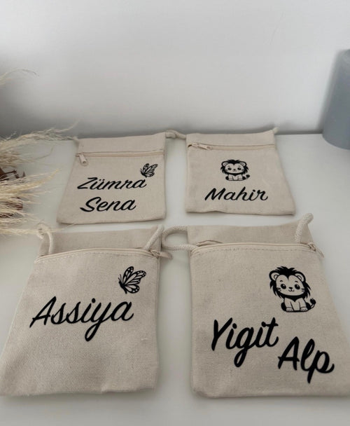 Eid-Tasche | Personalisierte Kinder-Schultertasche mit Name